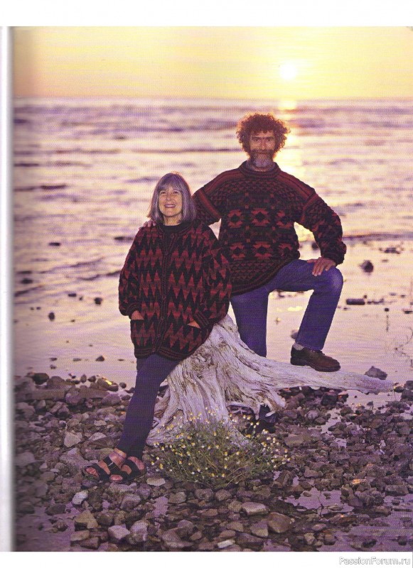 Журнал "Fair Isle Sweaters Simplified" 2000. Часть I