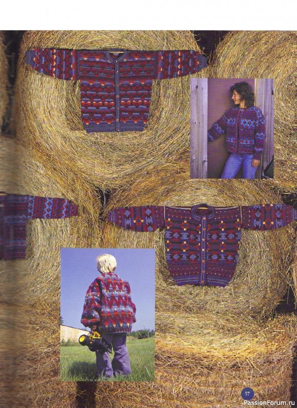 Журнал "Fair Isle Sweaters Simplified" 2000. Часть I