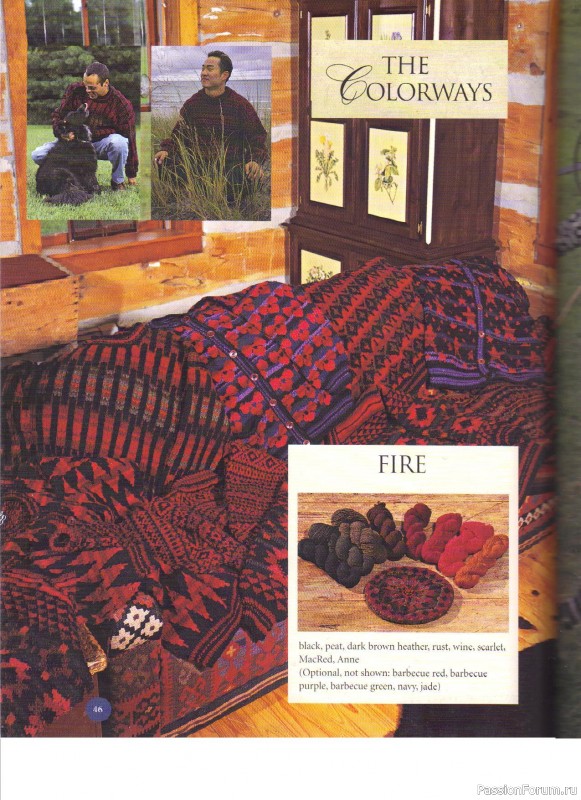 Журнал "Fair Isle Sweaters Simplified" 2000. Часть I