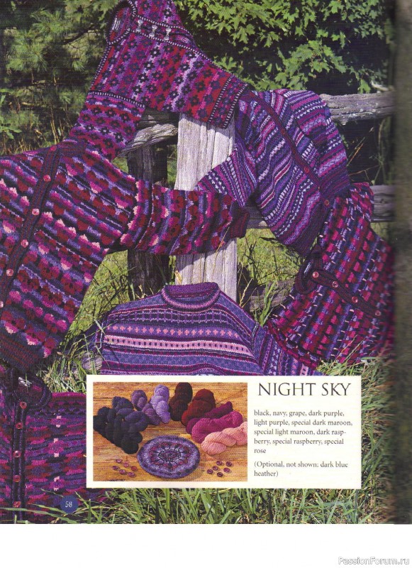 Журнал "Fair Isle Sweaters Simplified" 2000. Часть I