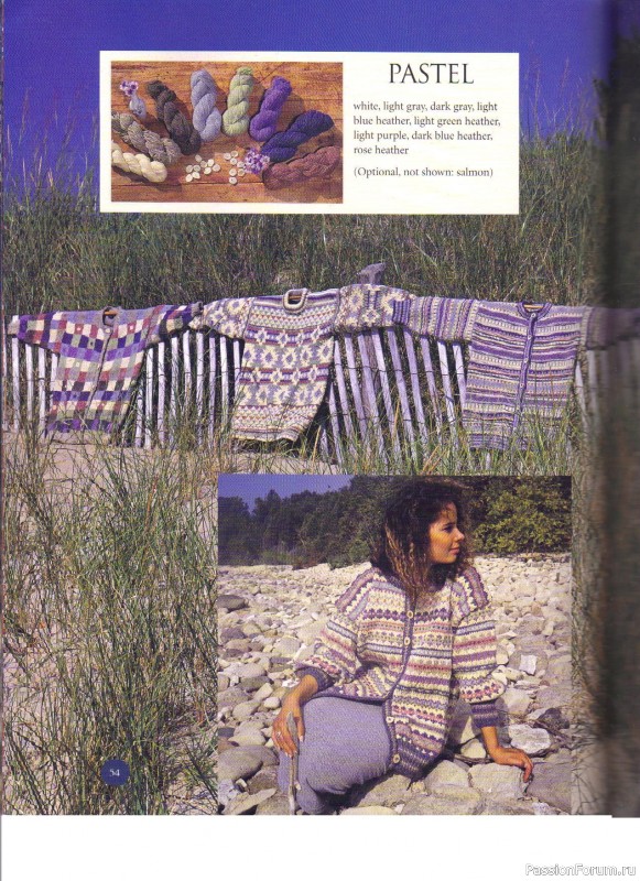 Журнал "Fair Isle Sweaters Simplified" 2000. Часть I