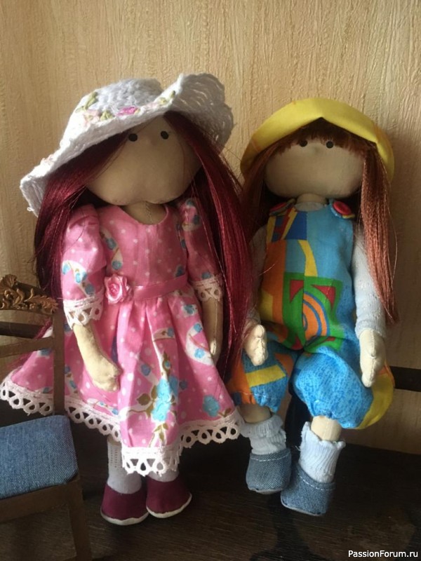 Куклы текстильные