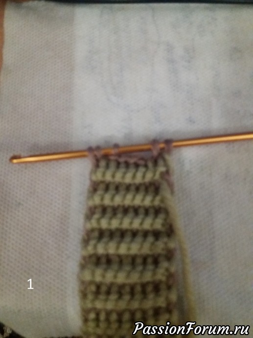 МК. Тунисское вязание. Планка.