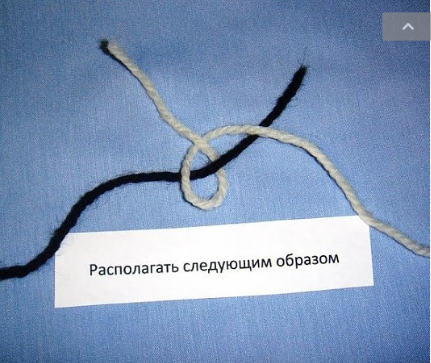 Вязание как завязать узелок Вязание как завязать узелок