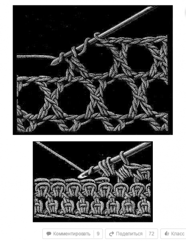 Схемки для вязания крючком