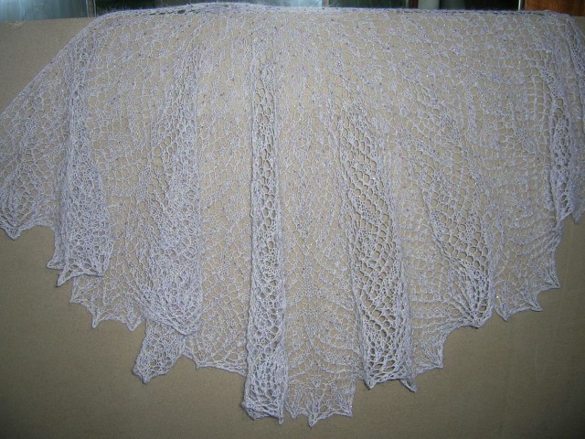 Шаль Soli Deo Gloria Lace Shawl by Anna Victoria