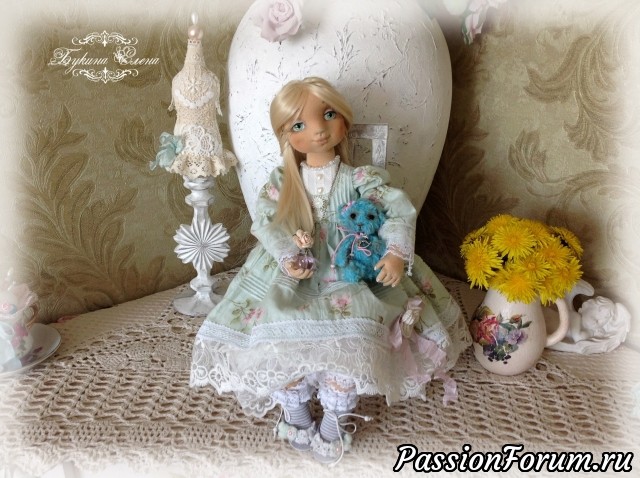 Ариша. Коллекционная текстильная кукла