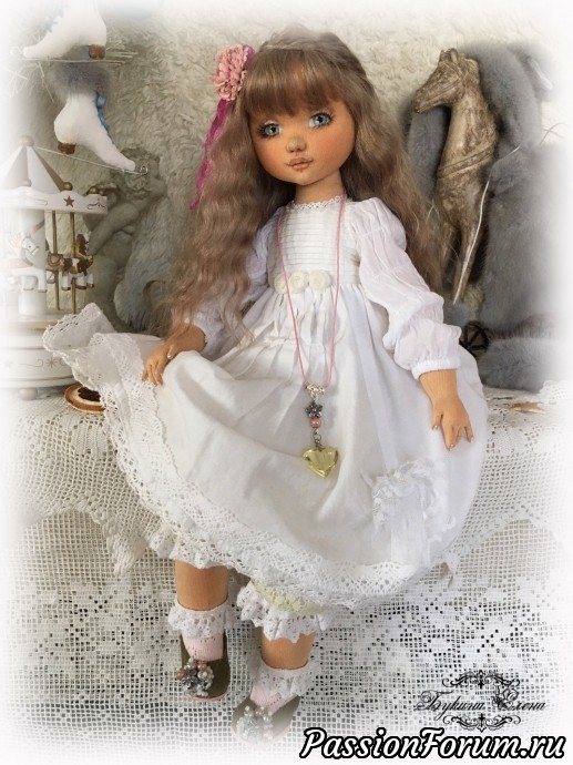 ​Василинка, коллекционная текстильная кукла.