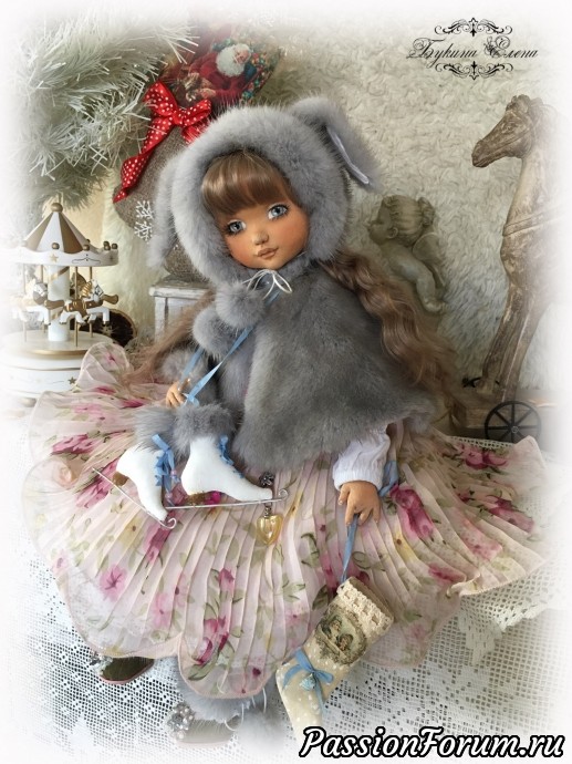 ​Василинка, коллекционная текстильная кукла.