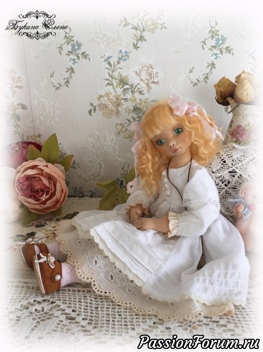 Таточка, коллекционная авторская текстильная кукла.
