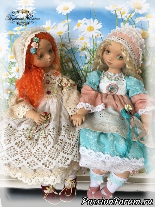Снежана. Коллекционная текстильная кукла.