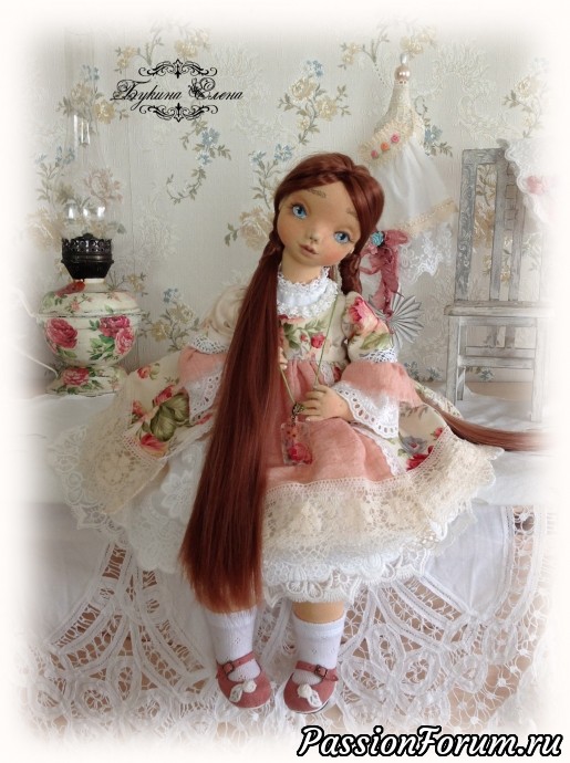 Марьяша, коллекционная текстильная кукла.