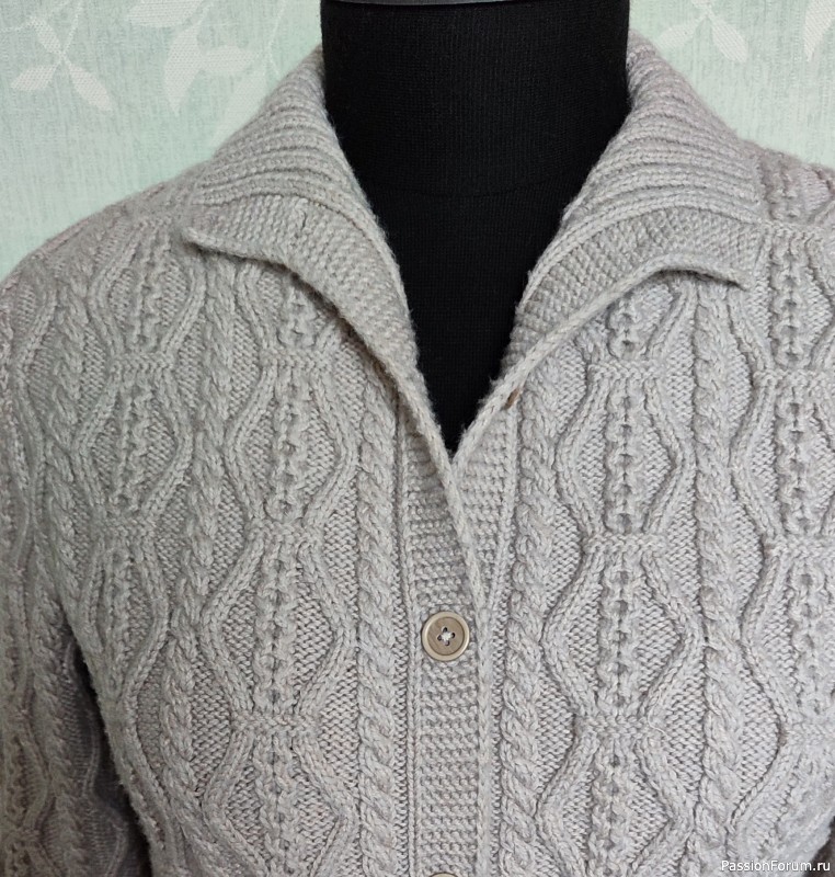 Жемчужно - пепельный жакет