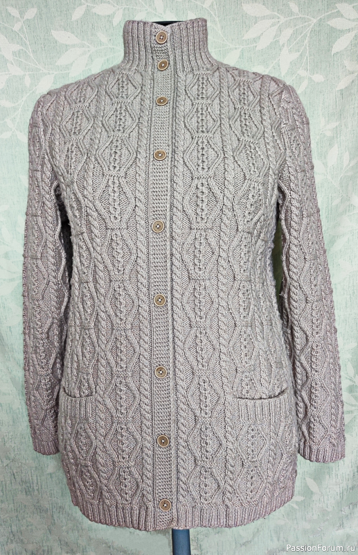 Жемчужно - пепельный жакет