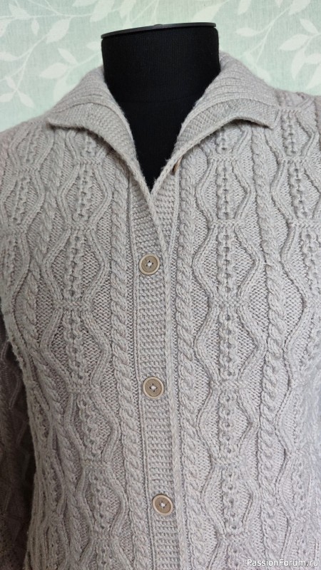 Жемчужно - пепельный жакет