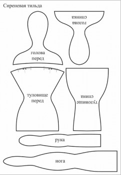 выкройки кукол и кошки-тильда