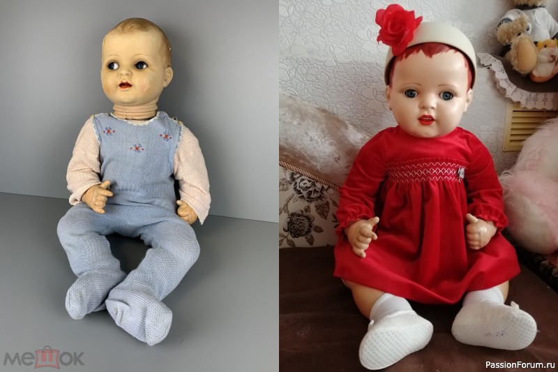 Антикварные куклы. Восстановление старых игрушек