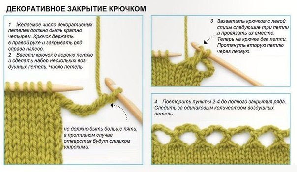 Декоративное закрытие петель крючком