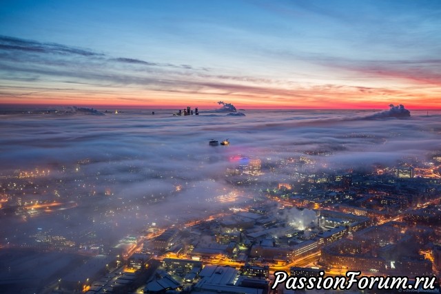 Москва под облаками !!!
