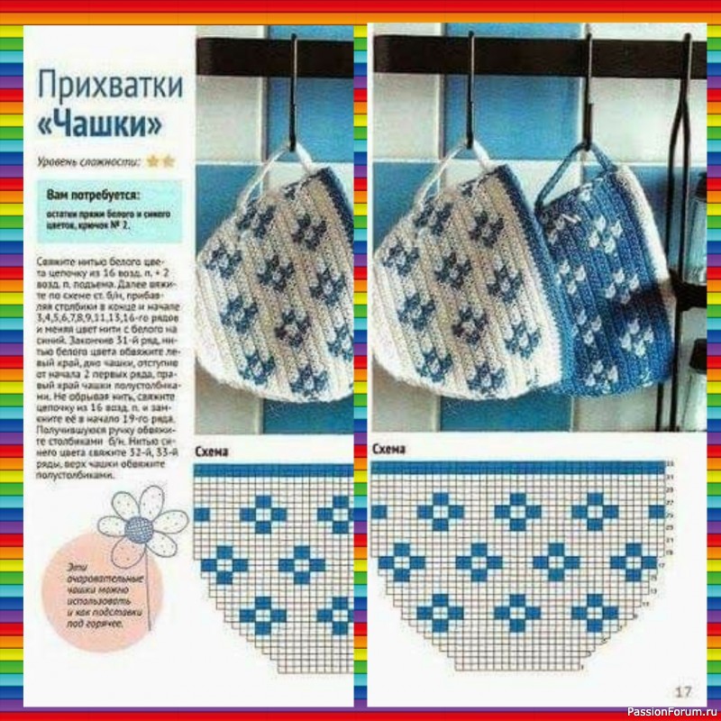 Кухонно-столовое. Идеи вязания для интерьера
