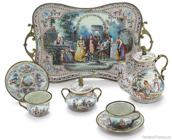 ​Венские эмали в стиле историзма