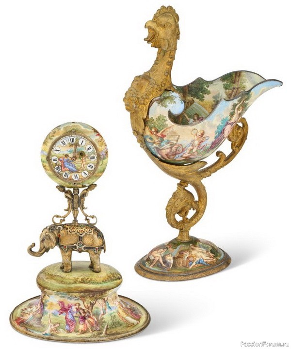 ​Венские эмали в стиле историзма