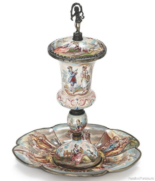 ​Венские эмали в стиле историзма