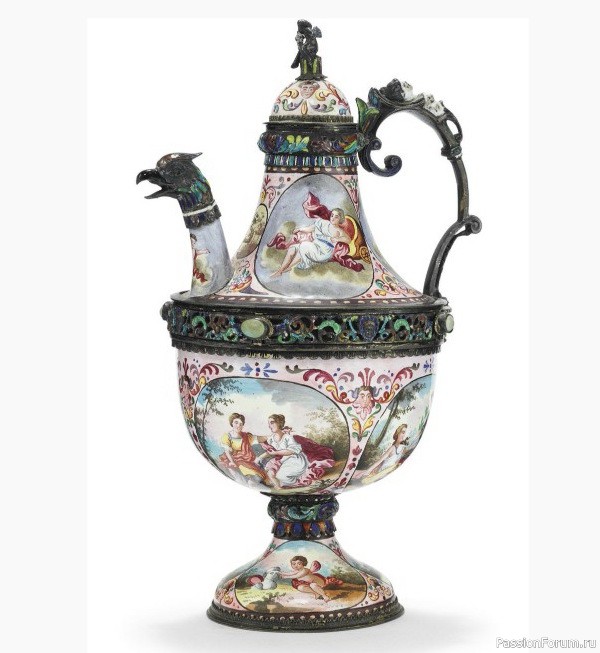 ​Венские эмали в стиле историзма