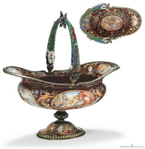 ​Венские эмали в стиле историзма