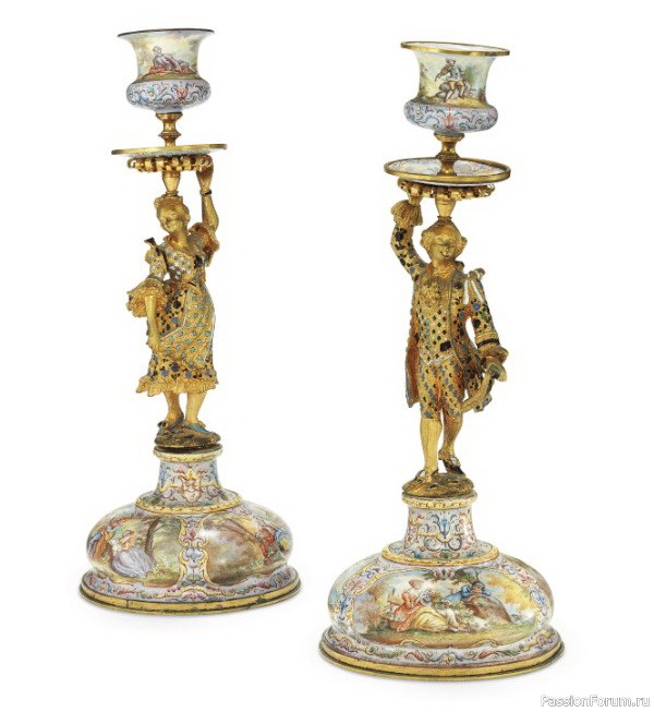 ​Венские эмали в стиле историзма