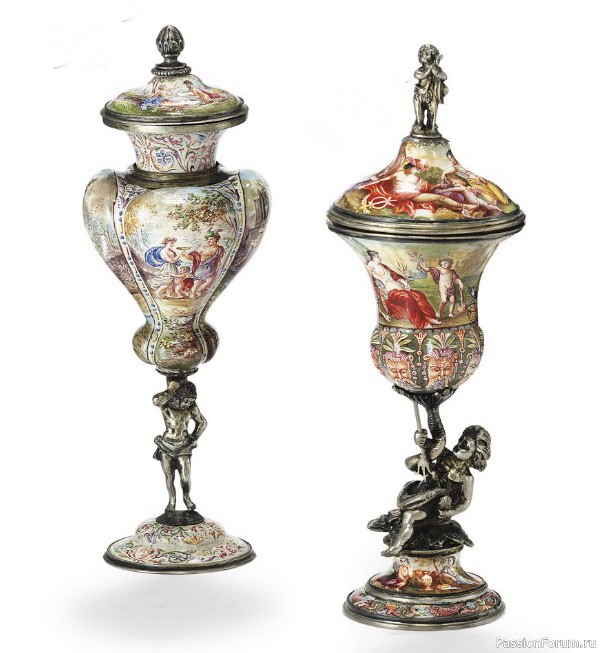 ​Венские эмали в стиле историзма