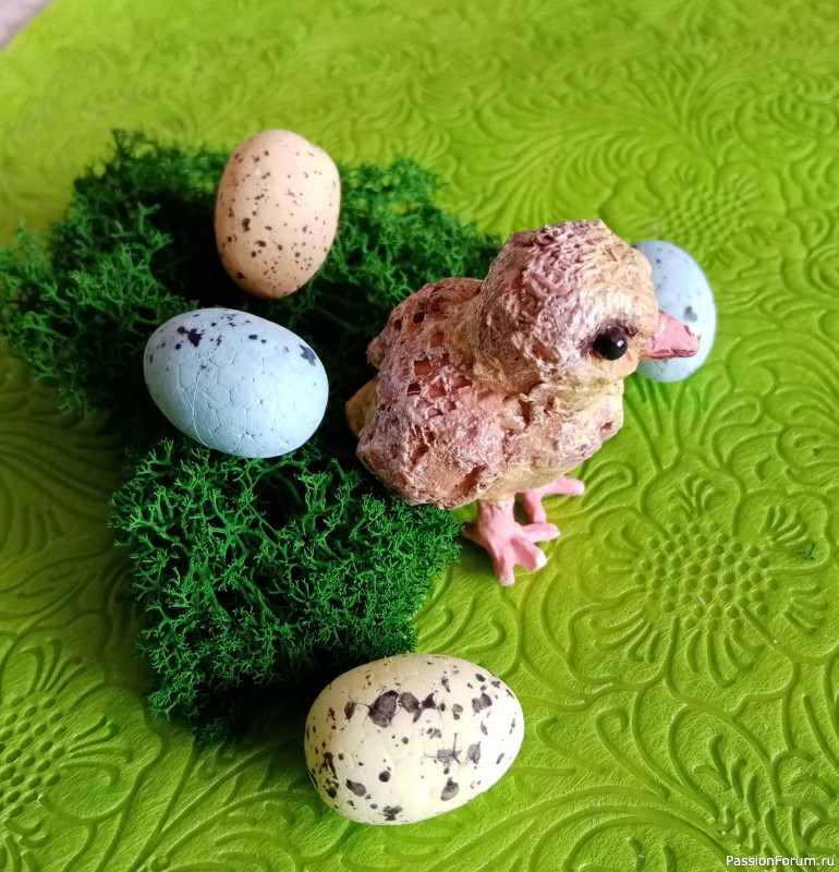 Пасхальное яйцо "Веточки вербы"