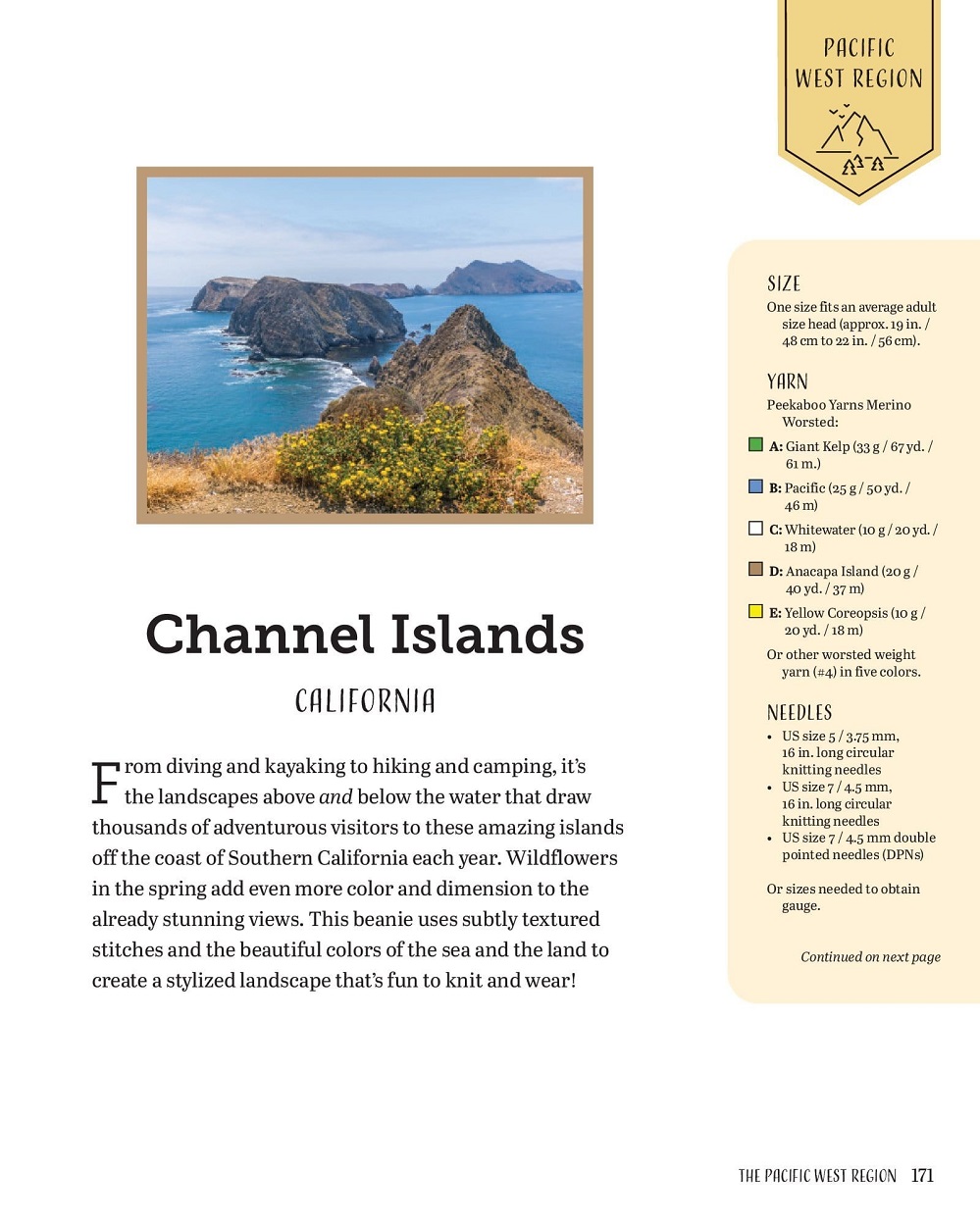 Коллекция моделей шапок в книге «Кnitting the National Parks»