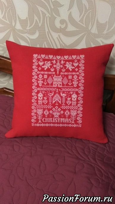 Интерьерная Рождественская подушка