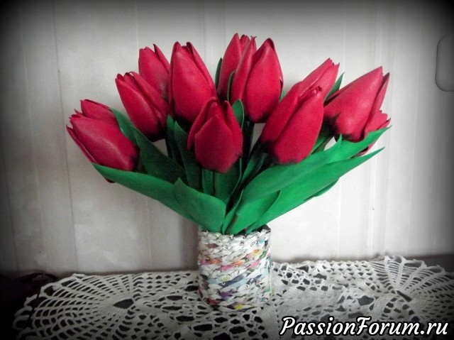 "Пылают счастьем красные тюльпаны..."