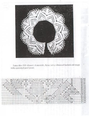 Воротнички спицами 2, дополнение.