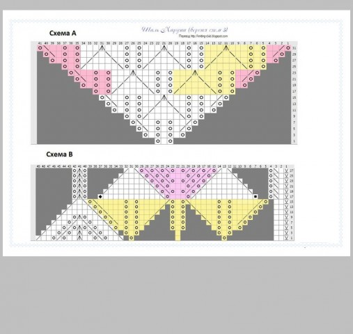 Описание и схема шали Харуни. (Простите,если уже есть похожие)