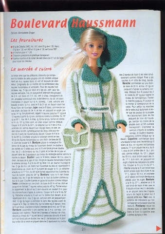 Журнал по вязанию одежды для кукол.