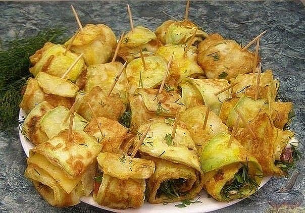 ЖАРЕНЫЕ КАБАЧКИ &quot;ТЕЩИН ЯЗЫК&quot; и еще куча рецептов с кабачками