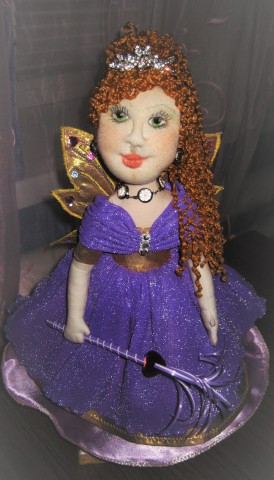 Фея желаний , - текстильная кукла.
