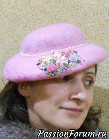 Романтичная шляпка