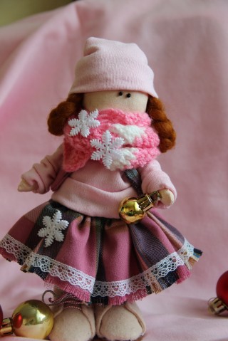 Текстильная кукла-малышка