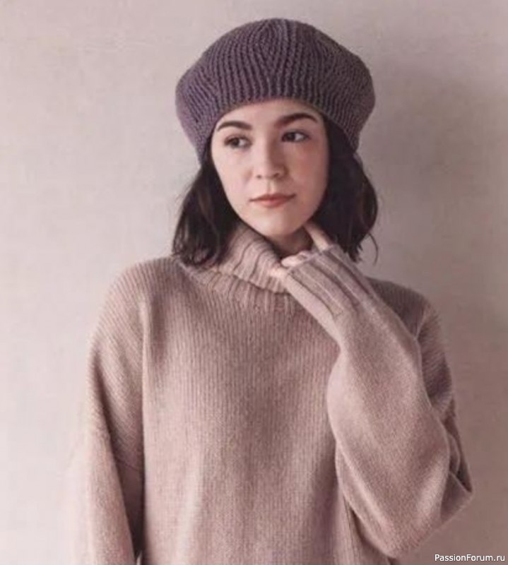 Берет крючком. Схема