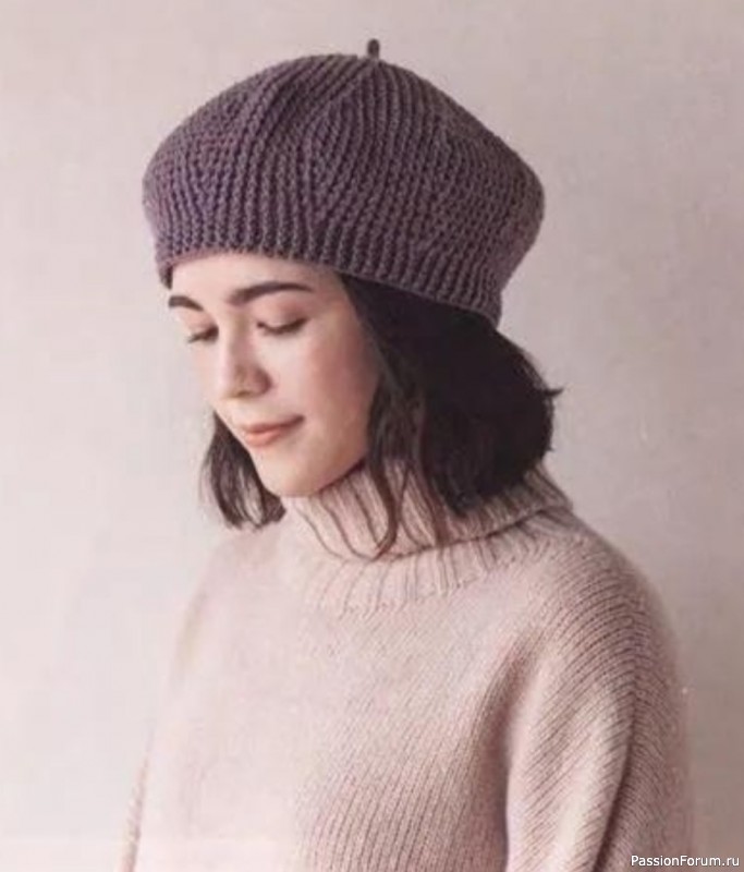 Берет крючком. Схема