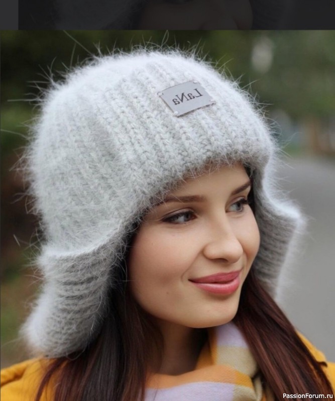 Шапка ушанка для девушки. Описание