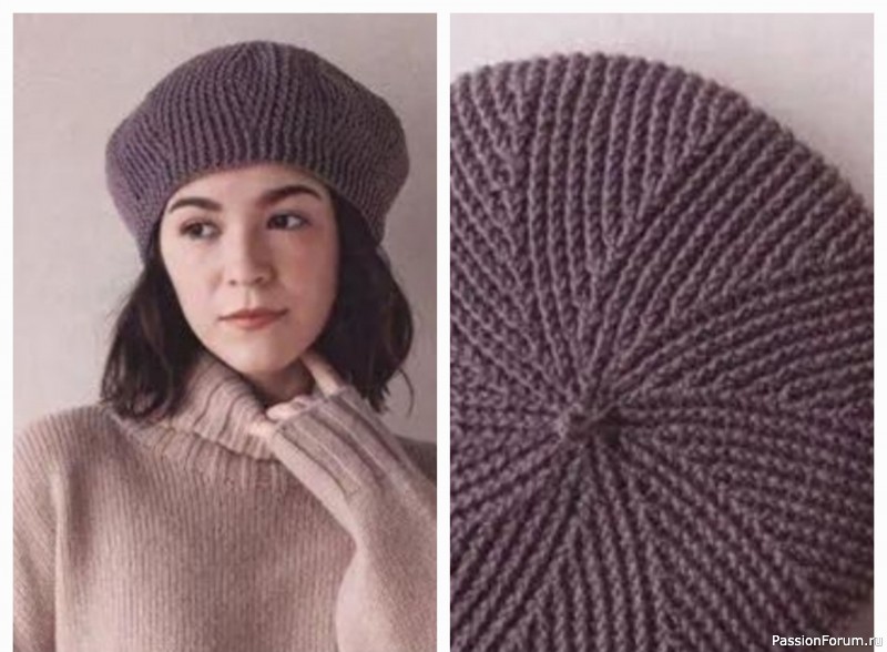 Берет крючком. Схема