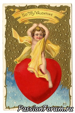 Ангелы и нимфы (винтажные открытки)