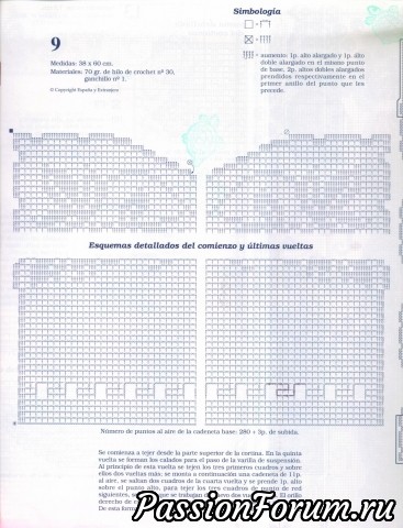 Кайма вязанная крючком.