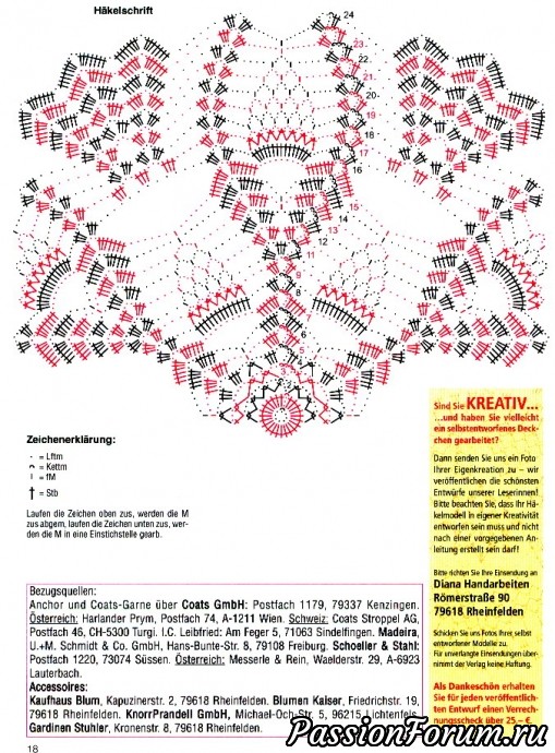 Филейка из журналов "Dekoratives Hakeln" продолжение