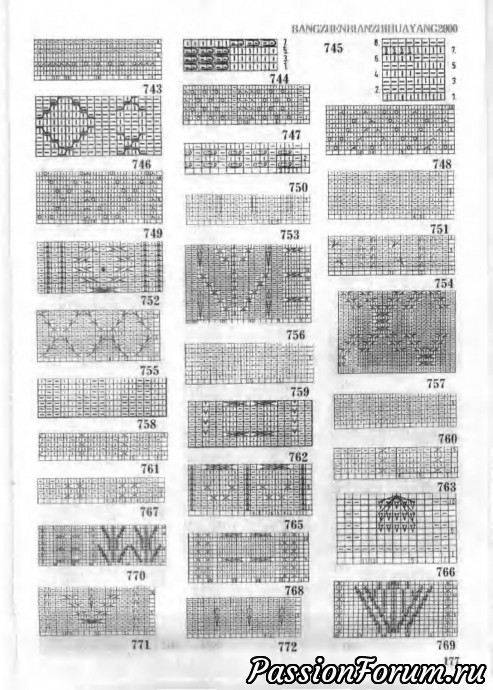 2000 узоров - схемы